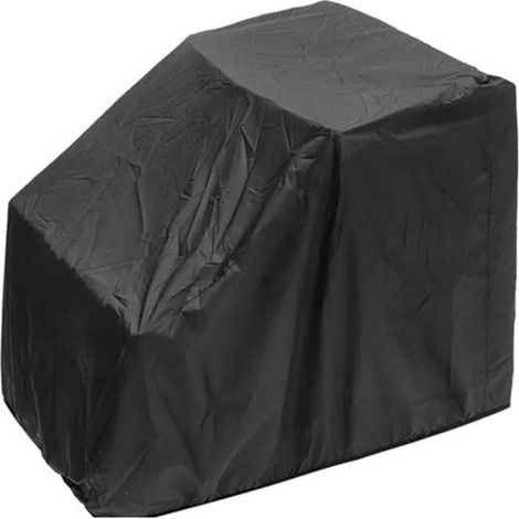 Funda protectora para consola central de velero, tejido Oxford 210D negro con revestimiento plateado, 114 x 102 x 117 cm, impermeable y a prueba de polvo.