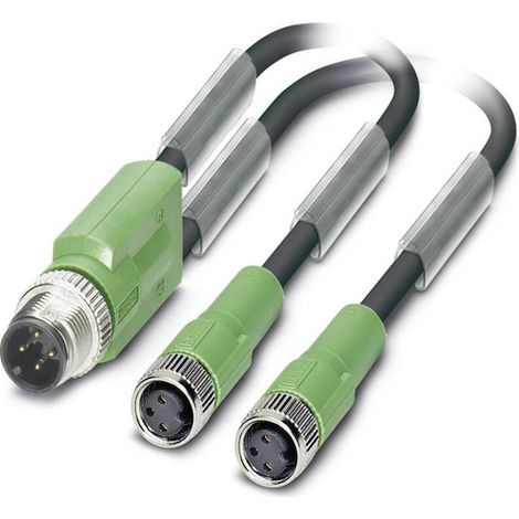 [NEUWERTIG] B-Ware Phoenix Contact 1671360 Sensor-/Aktor-Steckverbinder konfektioniert M12 Adapter (1/2)