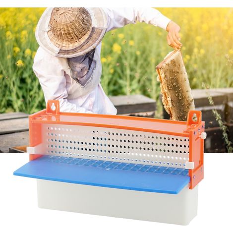 Pollenfalle für den Fluglochbeuten, Kunststoffausrüstung für Imker, Auffangbox mit 14,5 cm Gitter, 656 g (1/5)