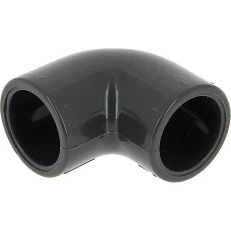 Coude PVC pression femelle-femelle 90° Ø16