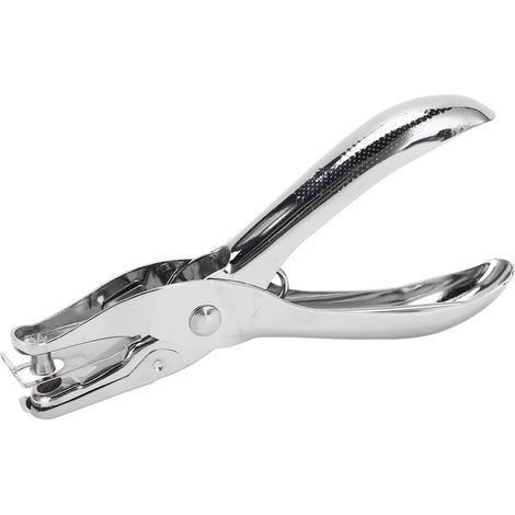 Perforateur 1 trou, capacité de 8 feuilles, diamètre de 6mm, poignée mince, perforateur unique en métal (1/5)