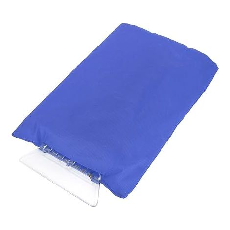 Universal Car Ice Scraper Glove 17 x 25 cm - Warm Insulated Glove with Integrated Ice Scraper Snow Frost Scraper for Car Truck Windshield Waterproof ABS Fabric Blue (1/5)