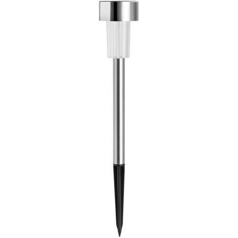 Ensemble de 10 lampes solaires LED, veilleuse décorative, petit tube lumineux, lampe de sol de jardin (1/5)