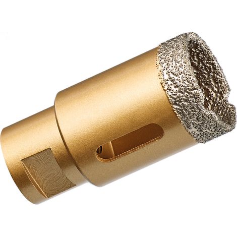 GraniFix Ø 30 mm Diamantbohrer M14 Bohrkrone Fliesenbohrer Trockenbohrer Diamantbohrkrone für Winkelschleifer Trennschleifer