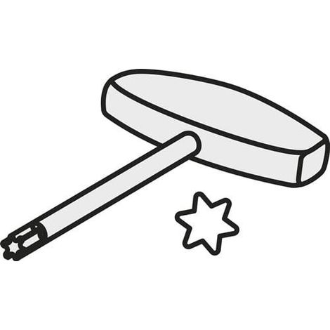 Torx-Schlüssel ISO SDR T20P-T Bruttogewicht 50g PRAMET