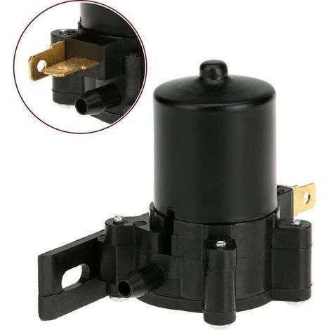 Universal 12V windshield washer pump, windshield washer fluid for cars, vans, buses, and trucks (1/5)