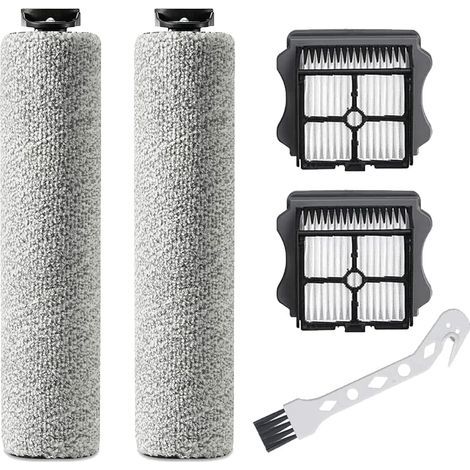 Rullo di ricambio per aspirapolvere secco e umido senza fili Tineco iFloor 3/Floor ONE S3, 2 rulli + 2 filtri + 1 spazzola di pulizia (1/5)