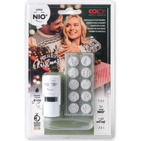 Blister de 10 petites impressions de Noël colop nil004