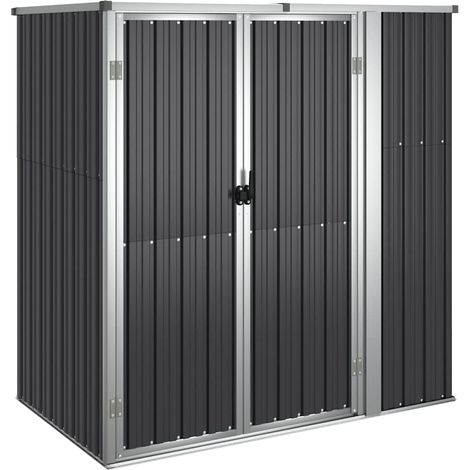 Maison Exclusive - Abri à outils de jardin anthracite 161x89x161cm Métal galvanisé (1/5)