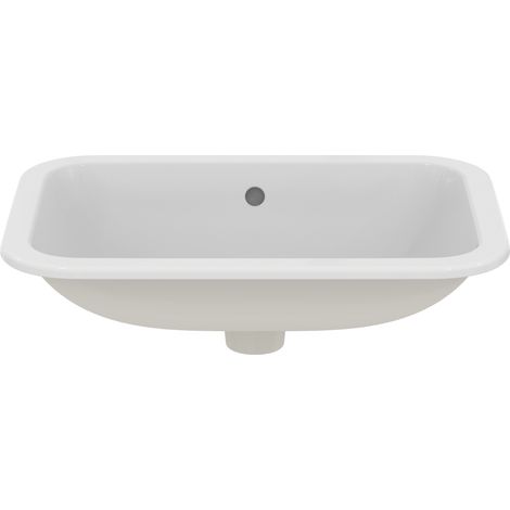 CONNECT lavabo incasso rettangolare 580x410x175mm bianco (1/5)