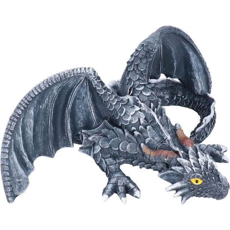 Grande sculpture de dragon tigre accroupi en résine, décoration de jardin, décoration de balcon de jardin extéri, statue d'extéri, cadeau de Saint-Valentin (1/2)