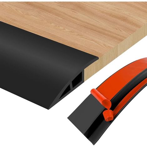 Barre de Seuil Adhesive Seuil de Porte Barre de Seuil Multiniveau pour Relier Les Joints de Sol et Les Transitions de Seuil de Moquette, Carrelage (1/5)