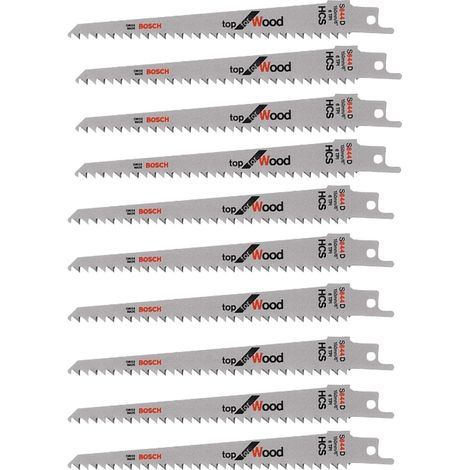 Bosch 10x Lame de scie sabre S 644 D Top for Wood