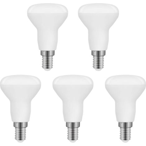 R50 E14 5W LED-Glühbirne, R50 LED E14 Reflektor Äquivalent E14 40W Glühlampe, Kaltweiß 6500K 550LM, nicht dimmbar, 5er-Pack [Energieklasse F] (1/5)