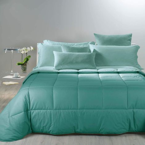 Couette Douce Duvet Chaude et Respirant pour Ete et Hiver, Lavable en Machine, Disponible 170x265 cm, Couette 220x265, 260x265, Couverture Lit 1 Personne et 2 Personnes