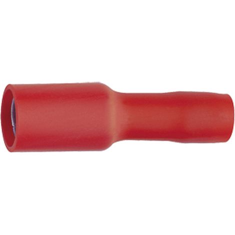 Cosse cylindrique femelle Klauke 920 0.50 mm² 1 mm² Ø de la broche: 4 mm entièrement isolé rouge 1 p