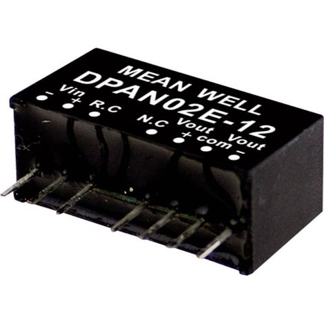 Module convertisseur CC/CC MEAN WELL DPAN02E-05 Nbr. de sorties: 2 x 200 mA 2 W 1 pc(s) Q123282 (1/2)