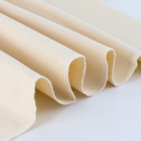 Tapis de fermentation en pur coton non teint et non blanchi, tapis de fermentation pour baguettes françaises, ustensiles de boulangerie 45 x 77 cm (1/5)
