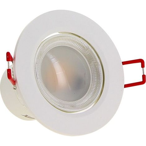 Xanlite – Spot encastrable LED intégré blanc chaud et RVB – Orientable – 6,8W (eq. 40W) – 470 lumens – Ø65mm – SEL345RVBW (1/9)