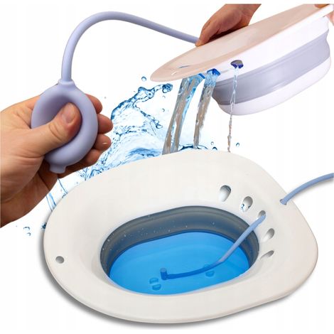 Bidet sanitario per l'igiene intima, copriwater con pompa
