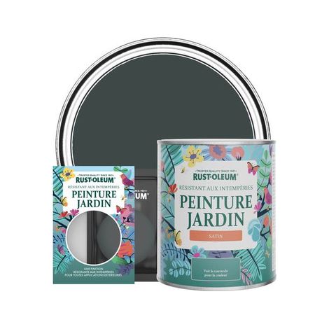 Peinture Jardin, Finition Satinée - Sable Noir (1/3)