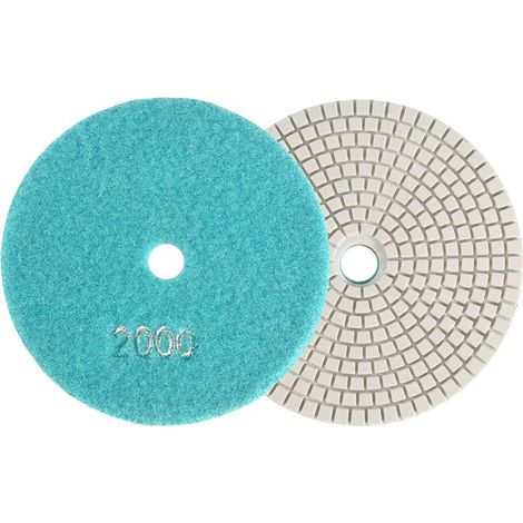 5'' Zoll 125 mm Nass-Diamantpolierscheiben Schleifscheiben für Granit Beton Marmor (2000) (1/5)