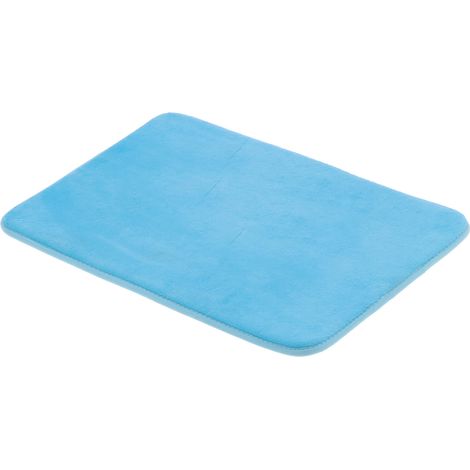 Elegante Fußmatte im stilvollen Design, saugfähig, rutschfest, mit langsamer Rückstellkraft, für den Eingangsbereich (Himmelblau) (1/5)