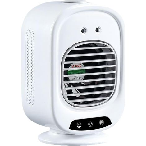 Ventilatore portatile, circolatore d'aria ricaricabile tramite USB, ventilatore silenzioso e potente, 3 velocità regolabili per uso interno, esterno, campeggio e all'aperto (1/3)