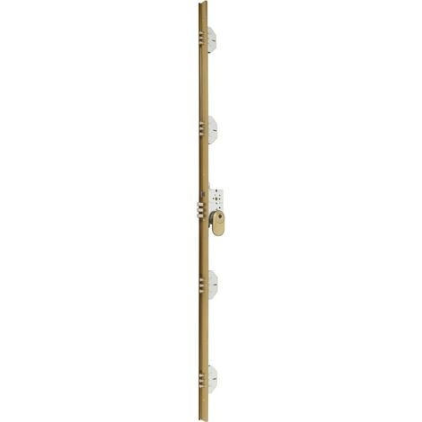 Cerradura Seguridad Madera Embutir 40X70 7140-5D2N70155 Laton 5Puntos Derecha Mcm