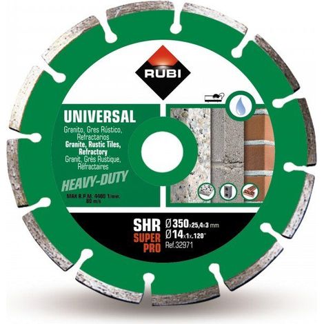 Disque shr 350mm superpro rubi 722184
