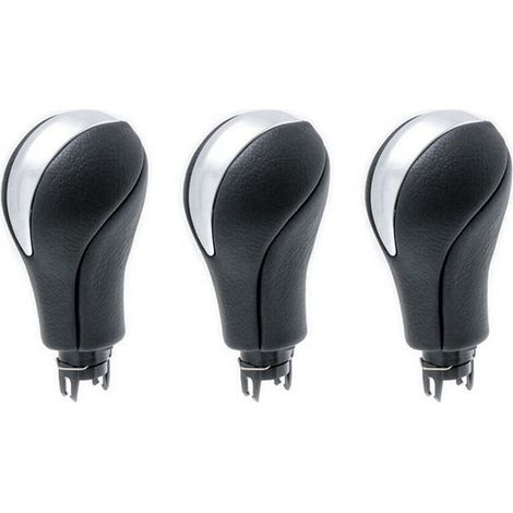 Adecuado para 3 pomos de cambio (4910-JK03A) para QX56, G25, G37, FX37, EX37, QX70, Q60, QX50, 34910-1LA6C negro. (1/4)