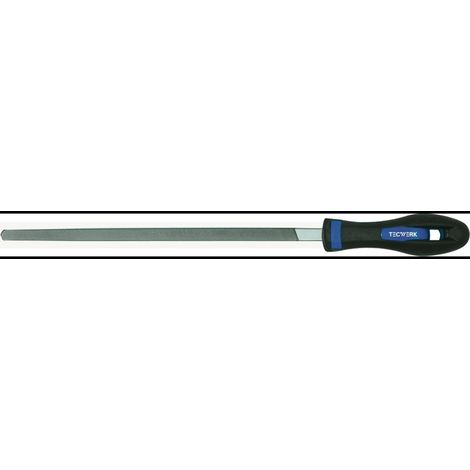 TECWERK Werkstattfeile DIN 7261 l 200 mm Q.8 mm Hieb 2 4-KT.2K-Ergo Vierkant