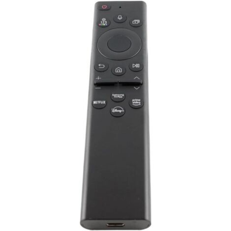 Télécommande Samsung BN59-01385B BN59-01385A BN59-01358D BN59-01357A BN59-01388A avec USB-C Eco Solar et batterie incluse - Prête à l'emploi - Compatible avec les modèles GQ43QN90 GQ55S95 GQ65S95 et a (1/4)