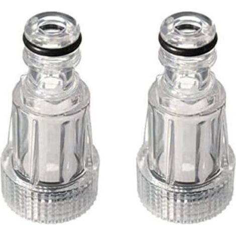 Filtre à eau – Lot de 2, entrée 3/4" vers sortie 1/2", pour pompe de jardin et irrigation (1/3)