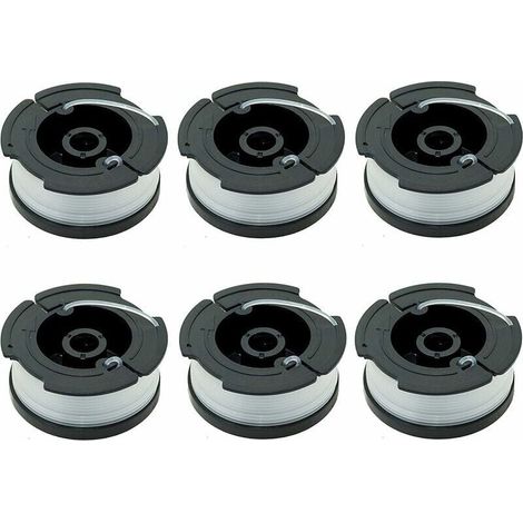 FOREHILL  Paquet de 6 Bobines A6481 A6485 pour Black Decker Coupe Bordures (1/5)