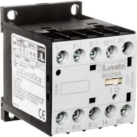 Leistungsschütz 3P 12A 5,7kW bei 400VAC AC3, Spule 230VAC 50/60Hz, 1NO 0R 11BG1210A230