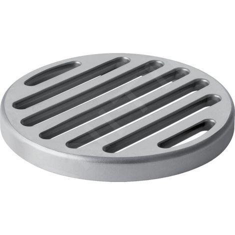 Grille en PE, type à passage direct, pour Varino, non vissable, chromée 388133 (1/3)