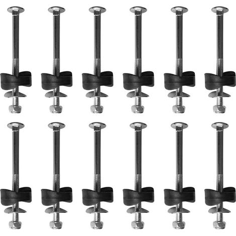 AGE 12 Set de Vis pour Trampolines, Vis pour Fixation du Trampoline, Vis de Trampoline en Acier Galvanisé Fixation, Accessoires de Trampoline pour Grand Trampoline et Petit Trampoline (1/5)