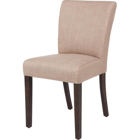Chaise Contemporaine en Toile de Jute Écrue - Lot de 2 - Bolero (1/5)