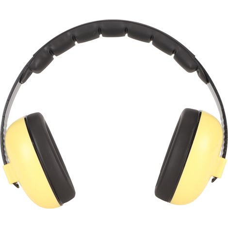 Casque antibruit bébé jaune, protection auditive enfants pour match football, concerts, réduction bruit, oreillettes anti-bruit garçons filles (1/5)