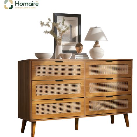 Colonnes de rangement en tissu noyer 120 x 40 x 76,5 cm HOMAIRE (1/5)