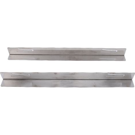 Couvercle d'écart de cuisinière en acier inoxydable, 1 paire de 35CM, remplisseurs de comptoir de cuisine pour table de cuisson à gaz à Induction (1/5)