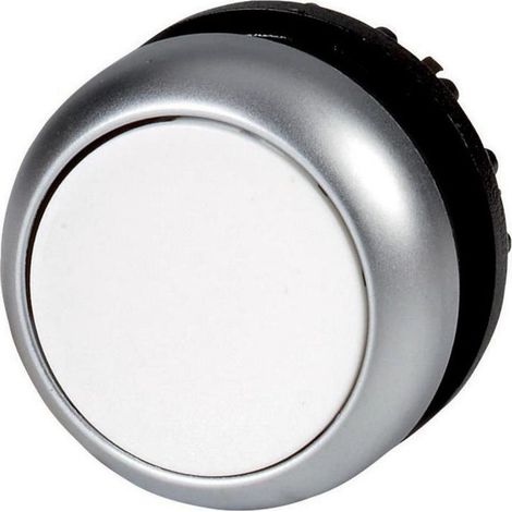 Eaton Pulsador, RMQ-Titan, plano, enclavamiento, blanco, sin inscripciones, Anillo frontal Titan, 216615