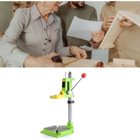 Support de perceuse électrique de haute précision, support de perceuse électrique multifonctionnel, support universel pour perceuse d'établi, mini et micro perceuse d'établi. (1/5)