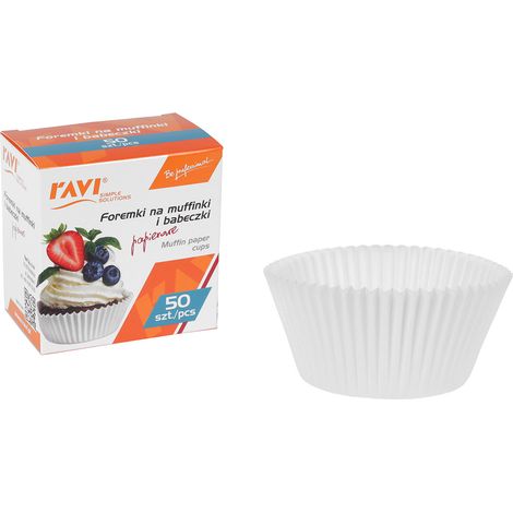 Papierförmchen für Muffins und Cupcakes, 50 Stück. (1/2)