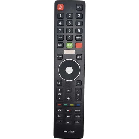 Télécommande RM C3228 pour LT32N3105A, LT55N6105A, LT58N7105A, noire résistante à l'usure (1/4)