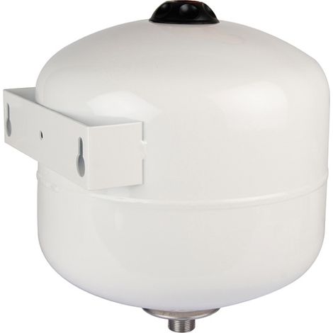 Thermador – Vase d'expansion sanitaire 12L – Fixation murale intégrée – Tôle acier laquée blanche – Raccord inox 3/4" Mâle – Vessie butyle