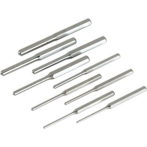Sealey AK9109 Premier Imperial Roll Pin Punch Set 1/8-1/2" 9pc (1/2)