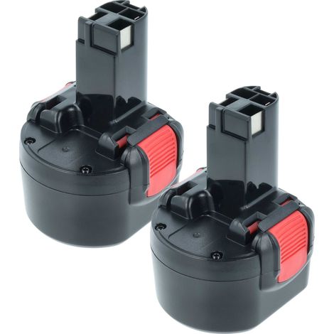 vhbw 2x Akku Ersatz für Bosch 2 607 335 260, 2 607 001 380, 2 607 335 271, 2 607 335 260 für Werkzeug (3000 mAh, NiMH, 9,6 V)