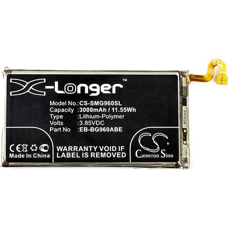 NX - Batterie téléphone, smartphone, GSM pour Samsung S9 3.85V 3000mAh - EB-BG960ABEEB-